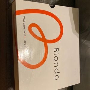 Blonde black ankle boots, never been worn. Ladies 9.5